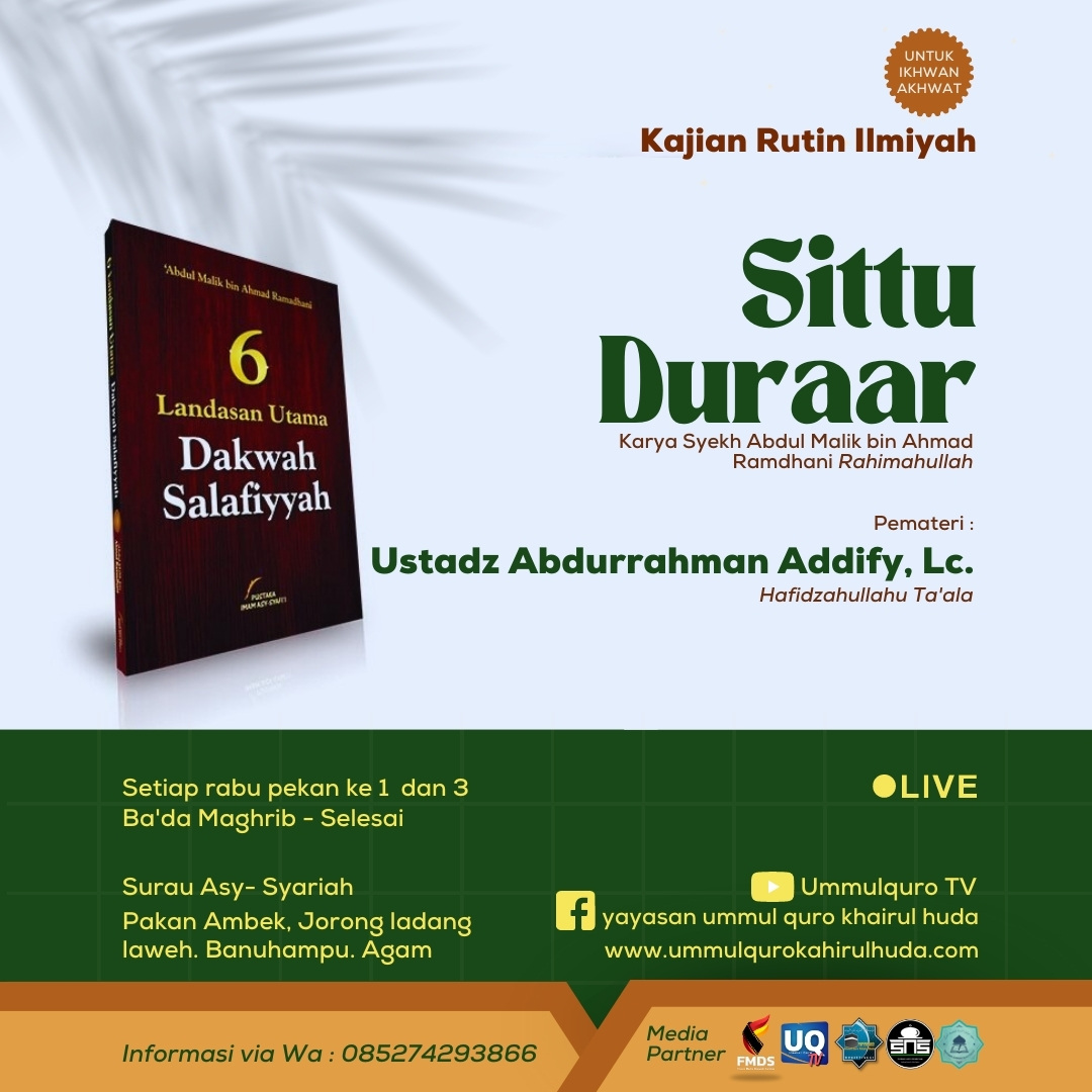 KAJIAN RUTIN RABU MALAM KAJIAN RUTIN RABU MALAM
