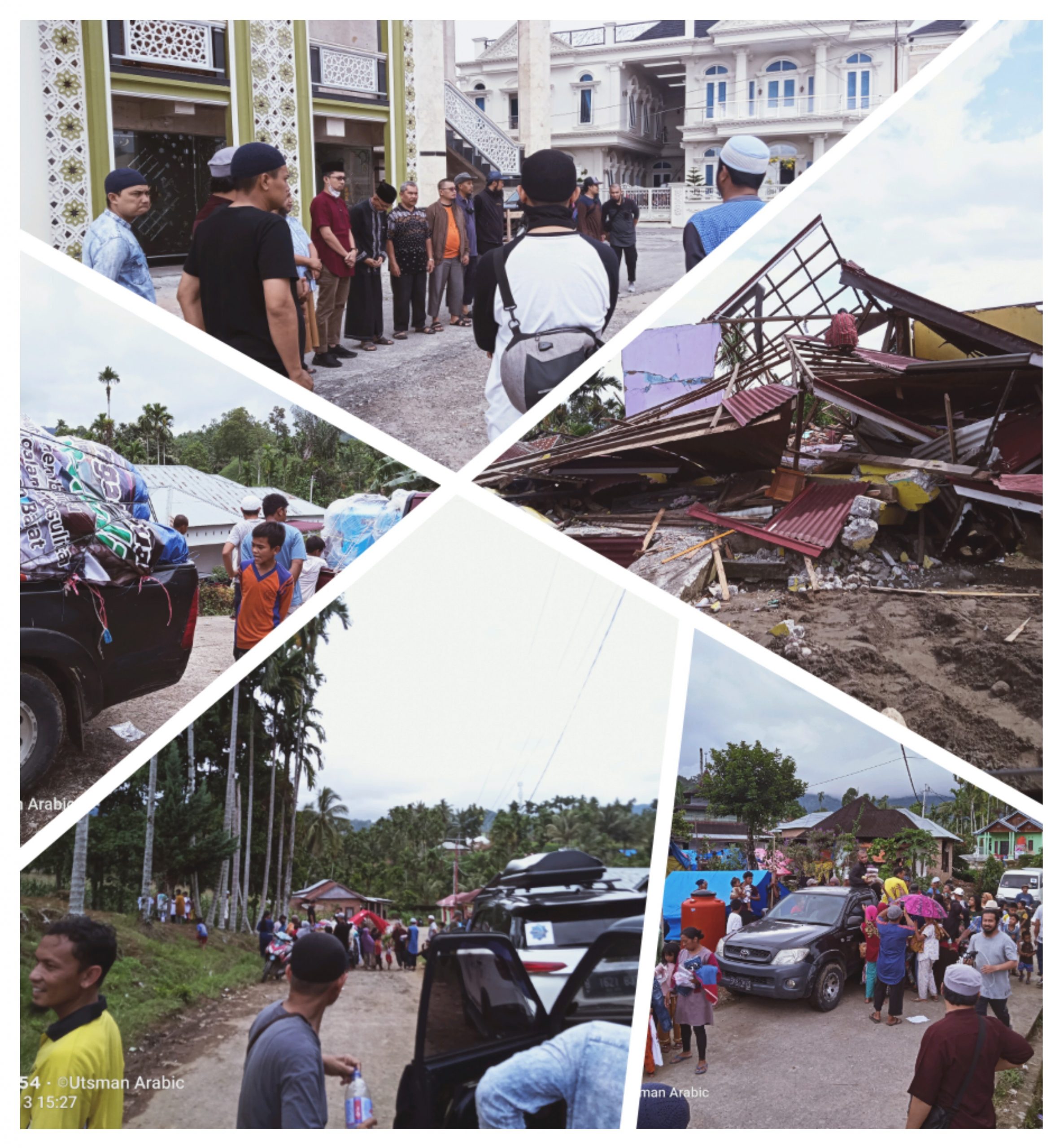 Pengantaran Bantuan Korban Gempa Malampah Pasaman