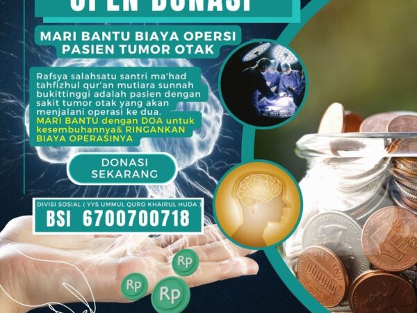 TA'AWUN BANTUAN OPERASI SANTRI PENDERITA TUMOR OTAK