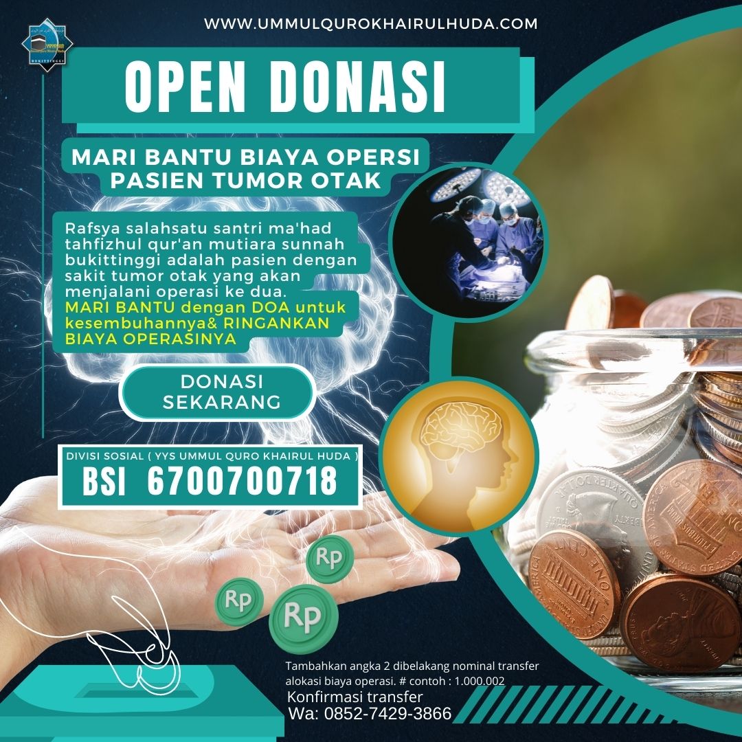 TA'AWUN BANTUAN OPERASI SANTRI PENDERITA TUMOR OTAK