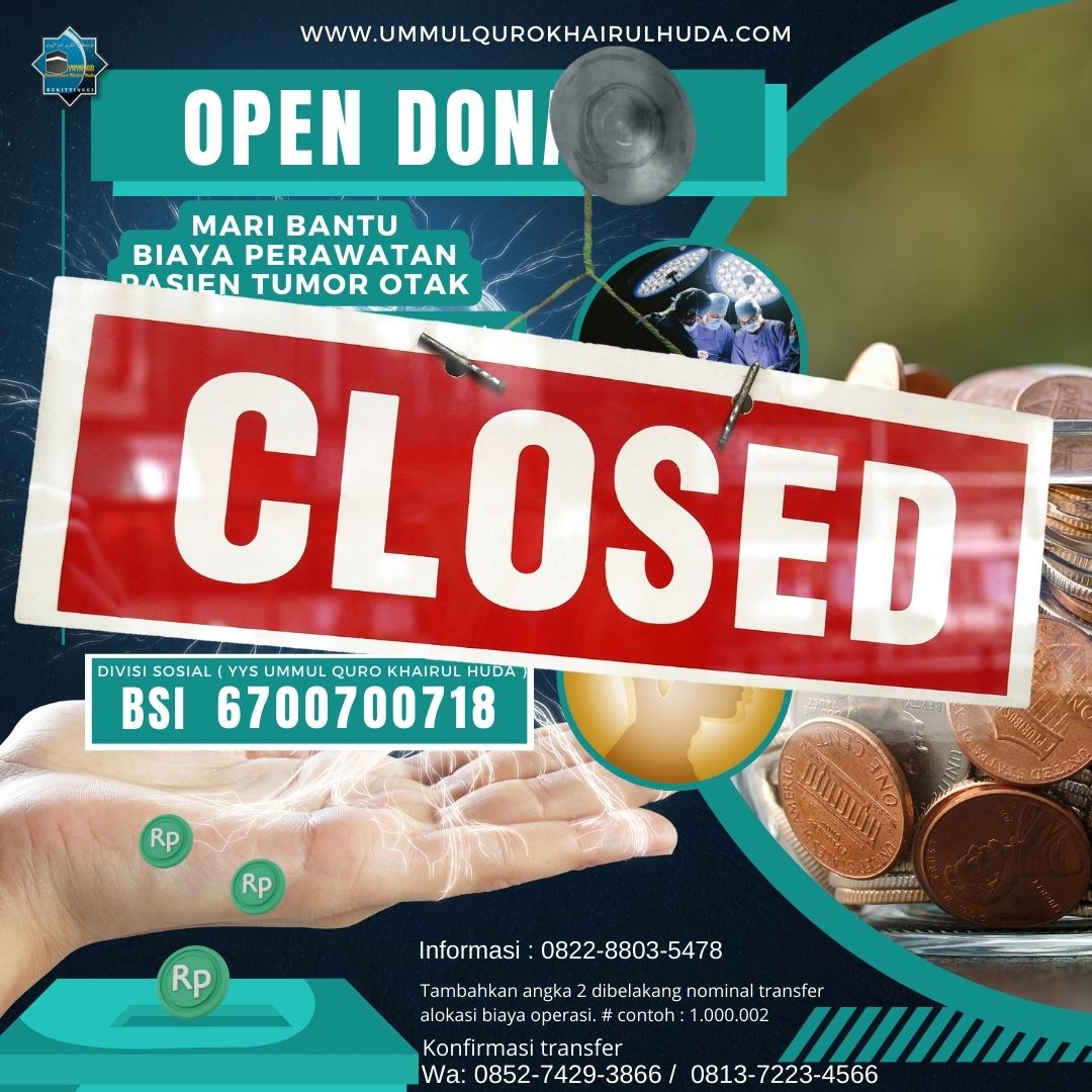 DONASI BIAYA PERAWATAN ANANDA "RAFSYA" TELAH DITUTUP