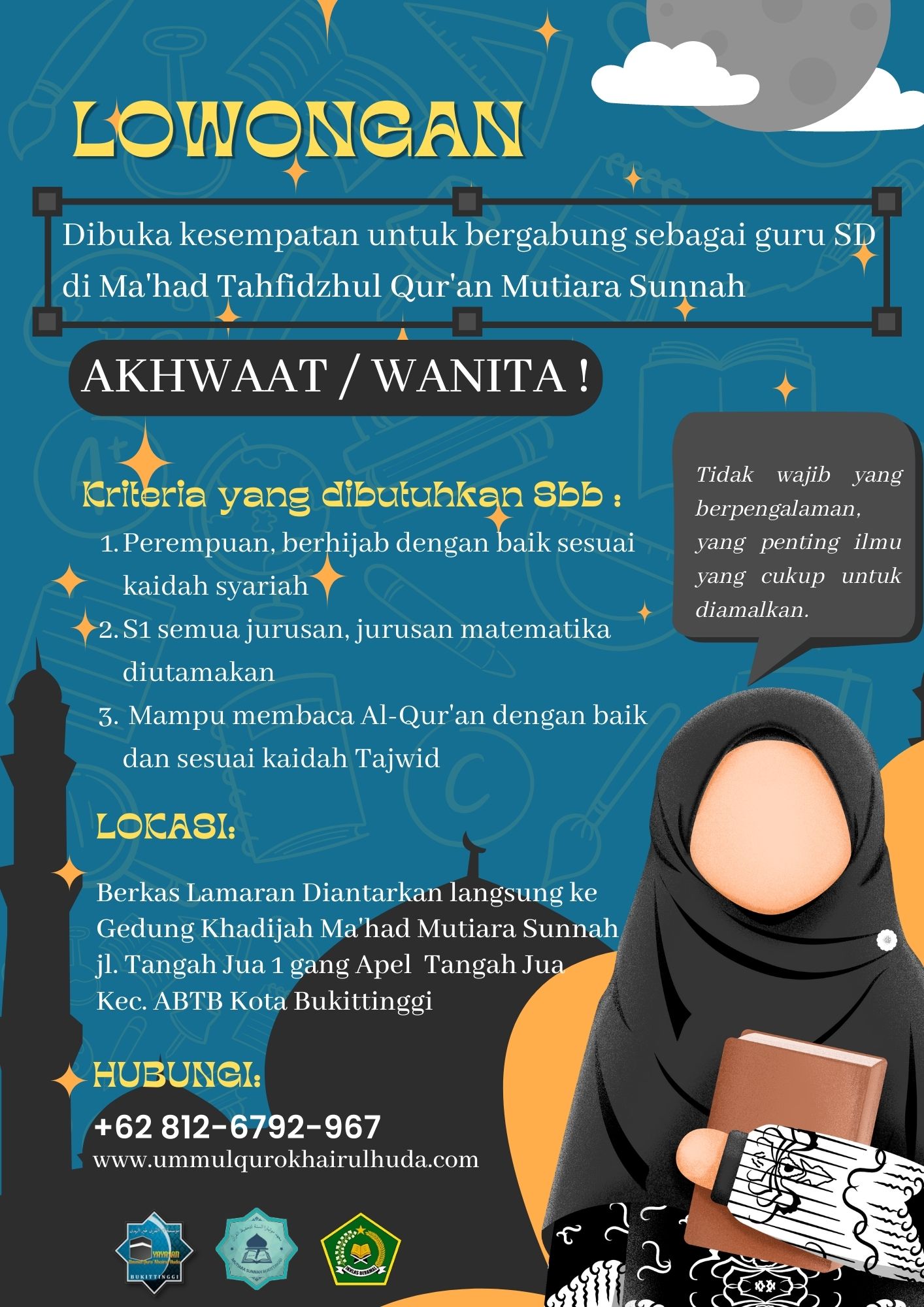 LOWONGAN GURU AKHWAT