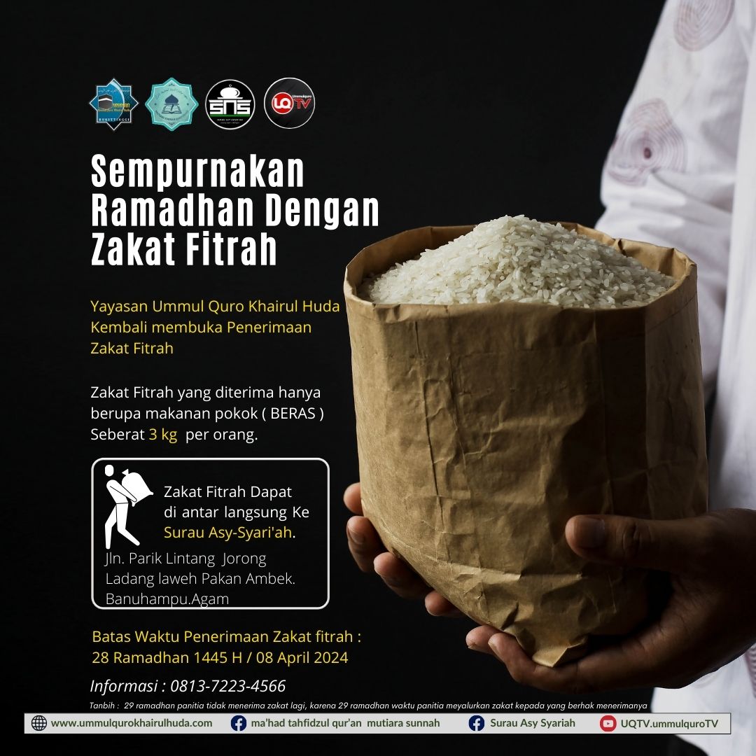 Penyaluran Zakat Fitrah