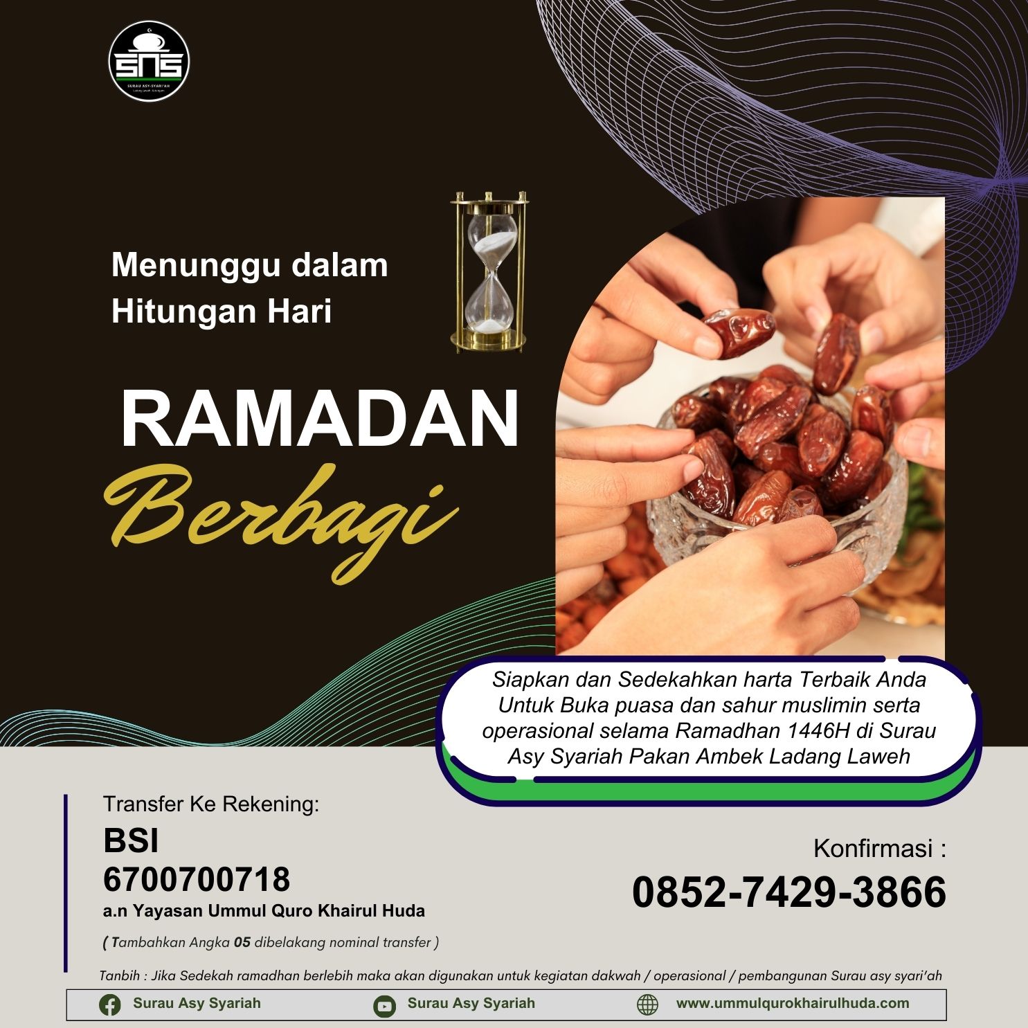 KEUTAMAAN MEMBERI BUKA ORANG YANG BERPUASA KEUTAMAAN MEMBERI BUKA ORANG YANG BERPUASA